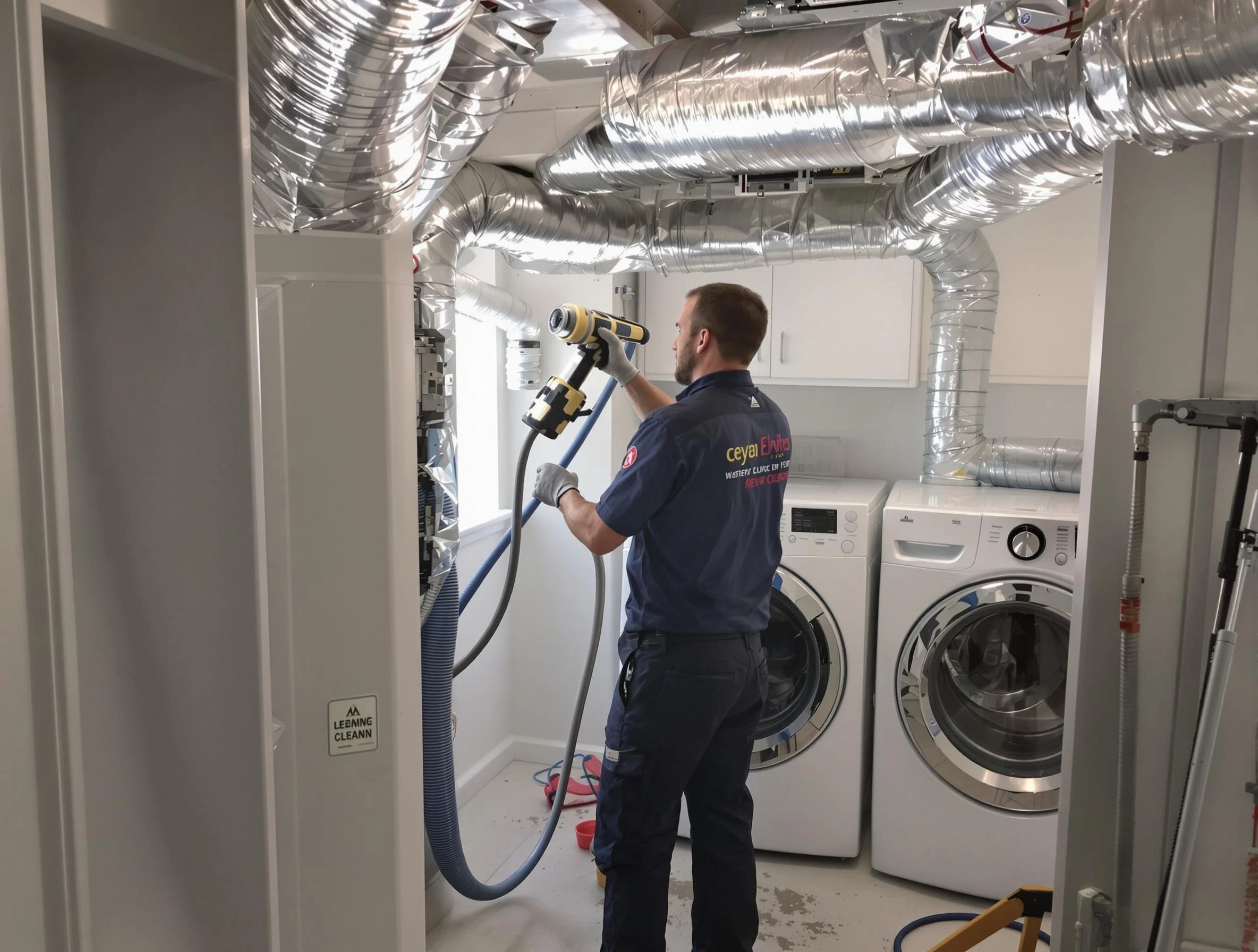 Bernalillo Dryer Vent Cleaning specialist using advanced equipment for thorough duct cleaning in Bernalillo